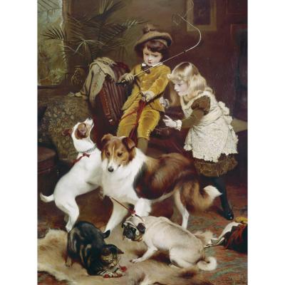 Charles Burton Barber – Four in Hand